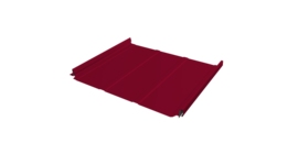 Кликфальц Pro Line Grand Line 0,45 PE с пленкой на замках RAL 3003 рубиново-красный