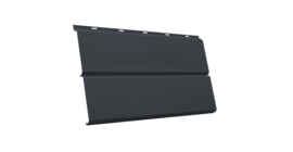 ЭкоБрус 3D GL 0.45 PE с пленкой RAL 7024 мокрый асфальт