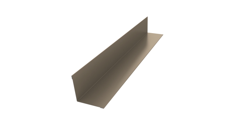 Угол внутренний 50х50 0,45 PE с пленкой RAL 1015 светлая слоновая кость (2м)