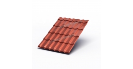 Металлочерепица МП Ламонтерра X AGNETA 20 Copper медный 0.5 мм