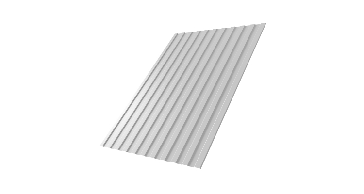 Профнастил С8А 0,45 PE RAL 9003 сигнальный белый