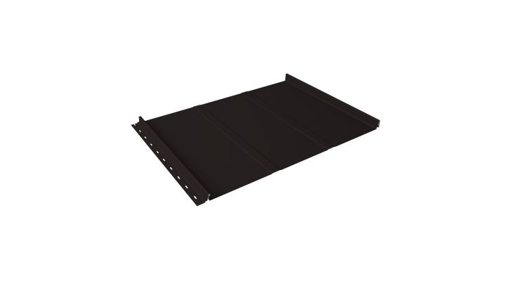 Кликфальц Line Grand Line 0.45 PE с пленкой на замках RAL 9005 черный