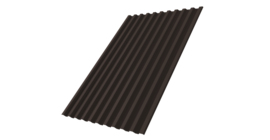 Профнастил С21R 0.45 Drap TX RR 32 темно-коричневый