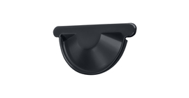 Заглушка торцевая универсальная GL PE 125 мм RAL 7024 мокрый асфальт