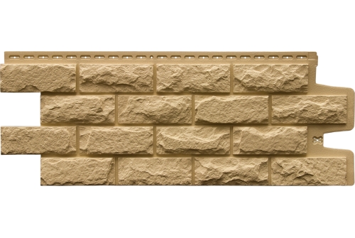 Фасадная панель GL Колотый камень Classic песочный