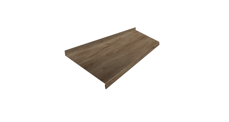 Отлив простой 250 0,45 Print Elite White Wood TwinColor (3м)