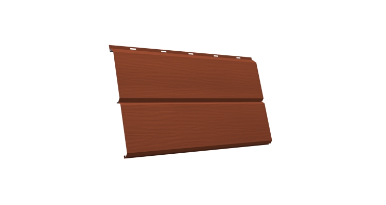 ЭкоБрус 3D 0,345 GL 0.45 Drap TR с пленкой RAL 8004 терракота