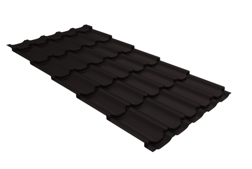 Металлочерепица квинта плюс 0,45 Drap TX RAL 9005 черный