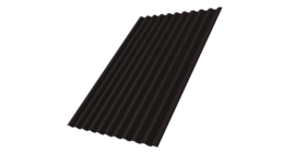 Профнастил С21R 0,5 Drap RAL 9005 черный