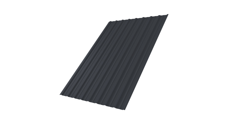 Профнастил С10A 0,5 Drap RAL 7024 мокрый асфальт