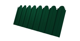 Профнастил C10A фигурный 0.4 PE RAL 6005 зеленый мох