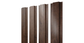 Штакетник Прямоугольный с прямым резом 0,45 Print Elite Antique Wood TwinColor