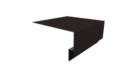 Планка околооконная сложная Блок-хаус new 200х75х27 0,45 Drap RAL 9005 черный (3м)