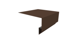 Планка околооконная сложная Блок-хаус new 200х75х27 0,45 Drap RAL 8017 шоколад (2м)