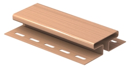 Соединительная планка сайдинга 3050 ЮП (уп 10 шт), цвет розовый