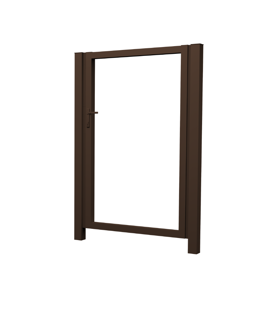 Калитка Жалюзи Texas 1.5х1 RAL 8017 без заполнения (ламель 150 мм)