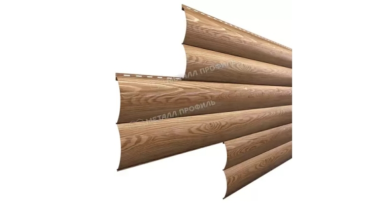 Сайдинг Металл Профиль Woodstock-28х330 (ECOSTEEL_T-01-Кедр-0.5)