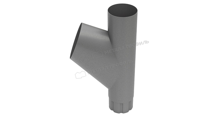 Тройник трубы Металл Профиль Foramina Freeze D100 Grey