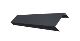 Ламель лицевая 50 забора жалюзи Texas 0.5 Satin с пленкой RAL 7024 мокрый асфальт