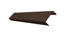 Ламель обратная 50 забора жалюзи Texas 0.5 Rooftop Бархат с пленкой RAL 8017 шоколад