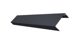 Ламель обратная 50 забора жалюзи Texas 0.5 Atlas X с пленкой RAL 7024 мокрый асфальт