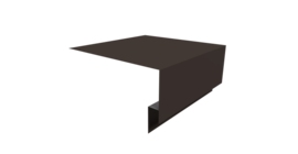 Планка околооконная сложная Экобрус Grand Line 250х75х25 0,45 Drap TX RR 32 темно-коричневый (2м)