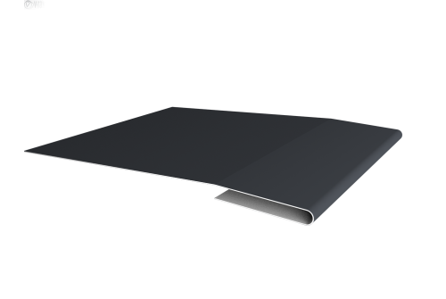 Планка начальная 0,45 PE с пленкой RAL 7024 мокрый асфальт (2м)