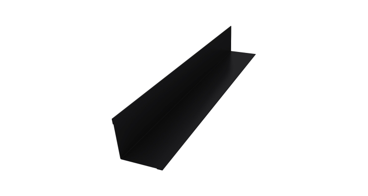 Угол внутренний 30х30 0,45 Drap TX RAL 9005 черный (2м)