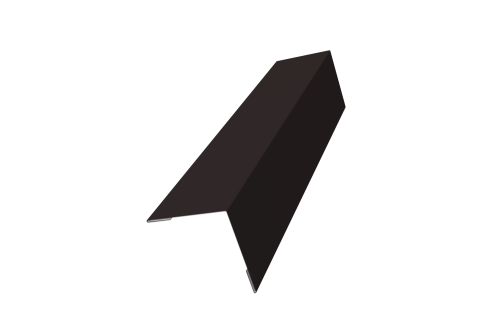 Угол внешний 50x50 0,5 Drap TX RAL 9005 черный (2м)