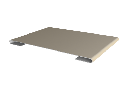 Планка стыковочная 0,45 Drap TX RAL 1015 светлая слоновая кость (2м)