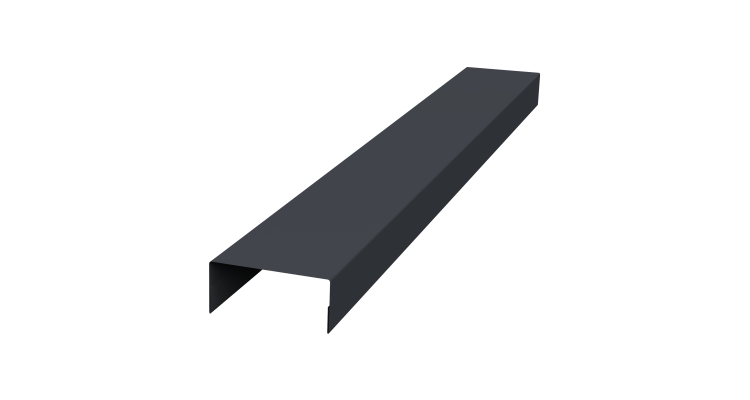 Крышка 30х20 жалюзи Texas 0,5 PurPro RAL 7024 мокрый асфальт (3м)