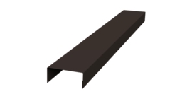 Крышка 45х20 жалюзи Texas 0,5 PurPro Matt 275 RR 32 темно-коричневый (2м)