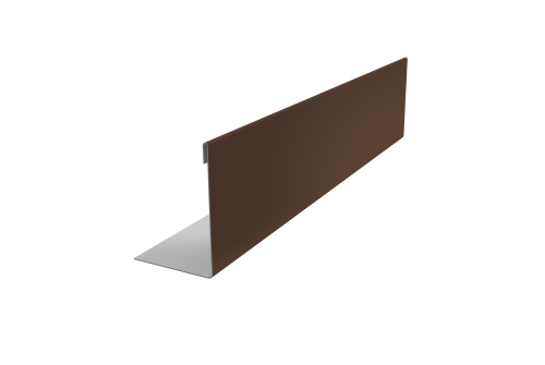 Нащельник 125 Texas 25х35 0,7 PE RAL 8017 шоколад (L1,8)