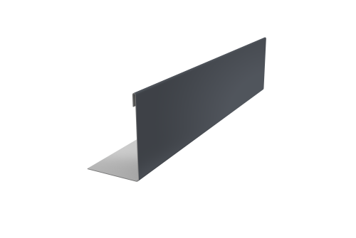 Нащельник 150 Texas 25х35 0,5 Drap TX RAL 7024 мокрый асфальт (L1,5)