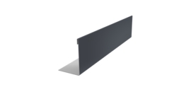 Нащельник 150 Texas 25х35 0,5 Satin Matt RAL 7024 мокрый асфальт (L1,5)