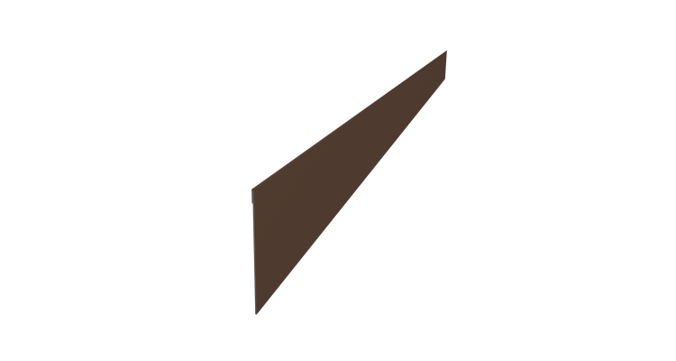 Ламель забора жалюзи Palermo 0,5 Satin Matt TX RAL 8017 шоколад