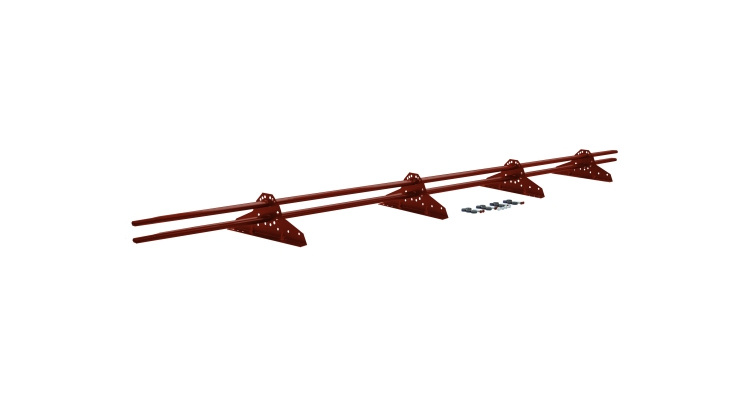 Снегозадержатель трубчатый Grand Line RAL 3009 3м