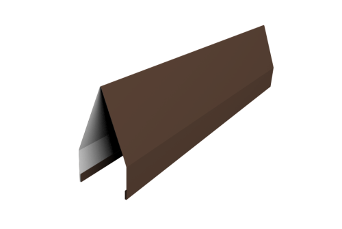 Ламель забора жалюзи Tokyo 0,5 Satin Matt TX с пленкой RAL 8017 шоколад