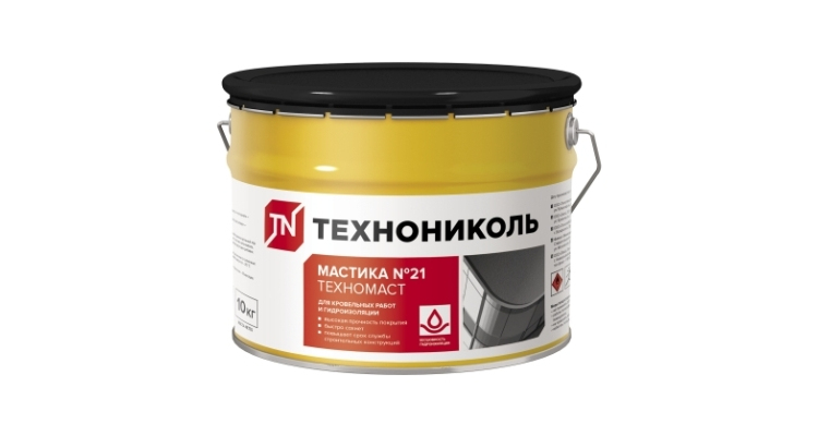 Мастика кровельная Технониколь №21 Техномаст 10кг (ведро)