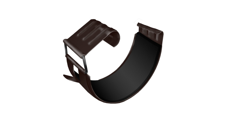 Соединитель желоба GL PE Matt 125 мм RR 32 темно-коричневый