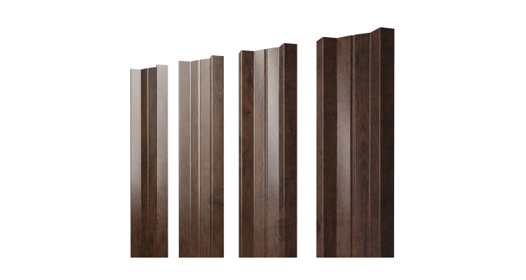 Штакетник М-образный А с прямым резом 0.45 Print-Double Elite Antique Wood